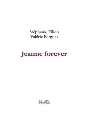 cover image of Jeanne forever